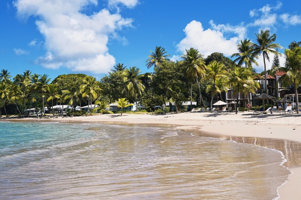 Karibischer Strand auf St. Lucia