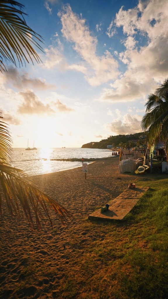 Sonnenuntergang an der Frigate Bay