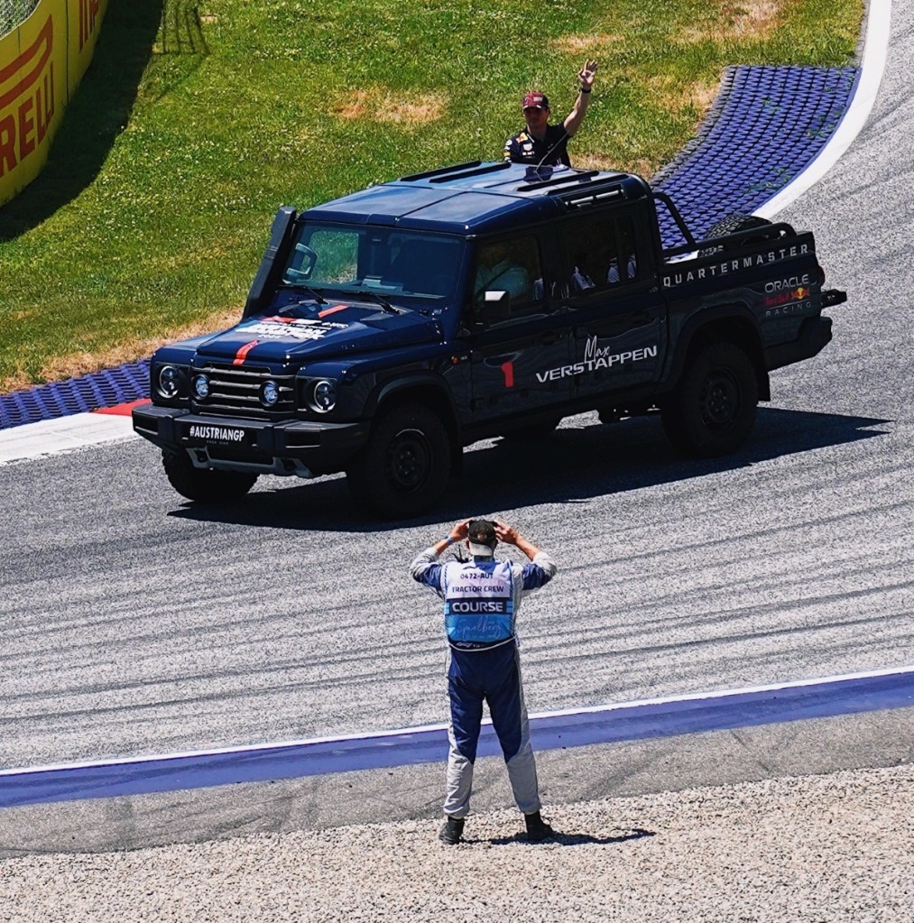 Fahrerparade mit Max Verstappen